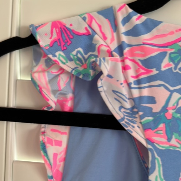 Lilly Pulitzer Bria Bra Tank in “Blue Peri Viva La Lilly” - Picture 3 of 6